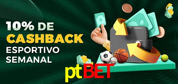 10% de bônus de cashback na ptbet